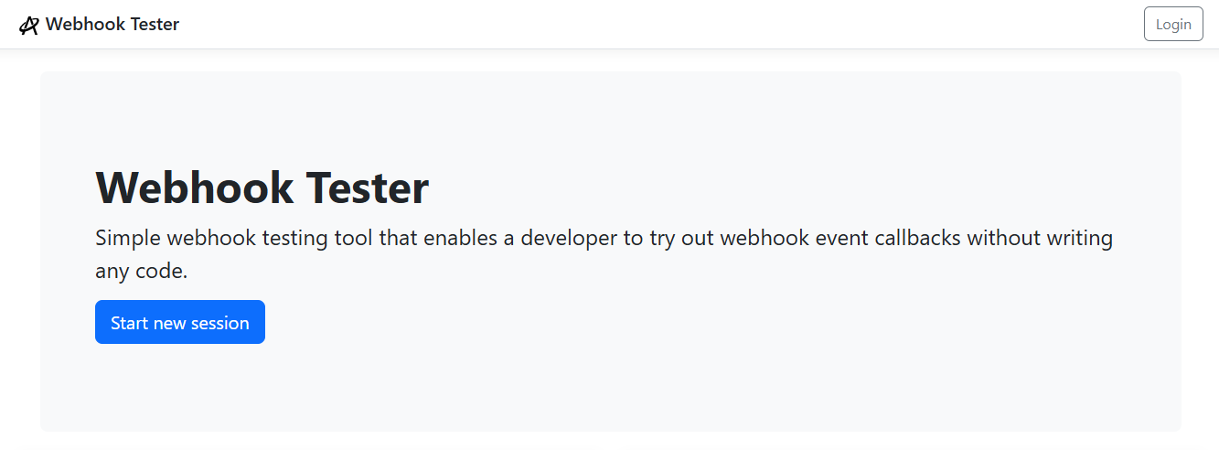 Webhook Test Tool